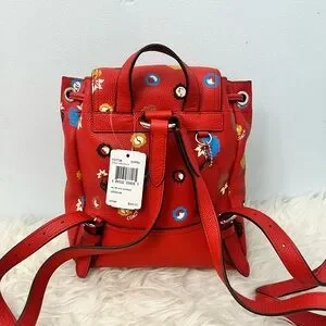 Coach | Bags | Nwt Coach Mini Turnlock Rucksack Floral Print  display picture 3